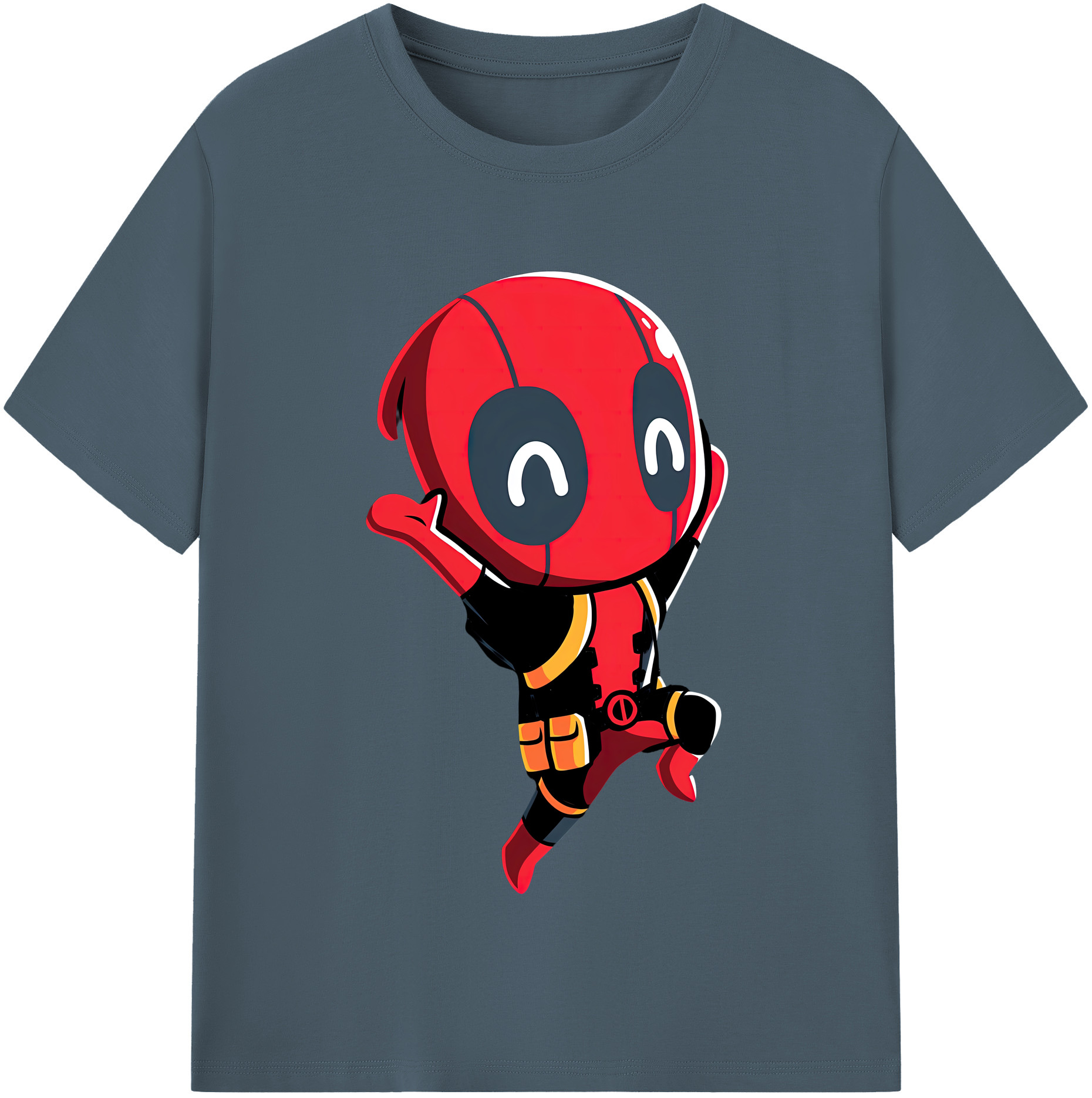（画像用） Deadpool デッドプール 綿100％半袖Tシャツ（フロントプリント）